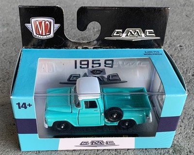 M2 Machines 1:64 1959 GMC Fleet Option 4x4 Blue R104 25-84