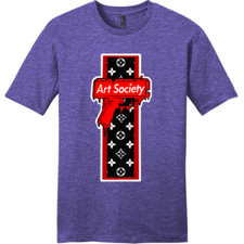 NEW Art Society SUPER DRIP Tee Shirt HEATHER PURPLE SMALL-4XLARGE MADE IN USA