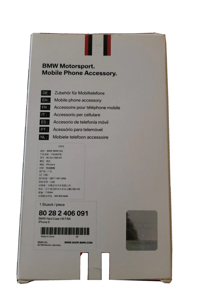 FUNDA RÍGIDA BMW MOTORSPORT IPHONE 6 Foto 2 de 2