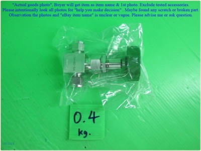 IHARA CVR-6D-BA, Bellows SUS316L valve SUS316L as photo, sn:10K-3/8, NEW unbox.