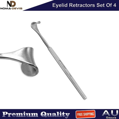 4PCS Blepharoplasty Eyelid Retractors Upper Eyelid Lash Ophthalmic Instruments - Picture 5 of 5