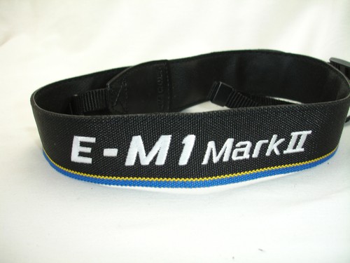 OLYMPUS Camera strap OM-D E-M1 MARK II  Black / Blue / White/ Yellow, Genuine