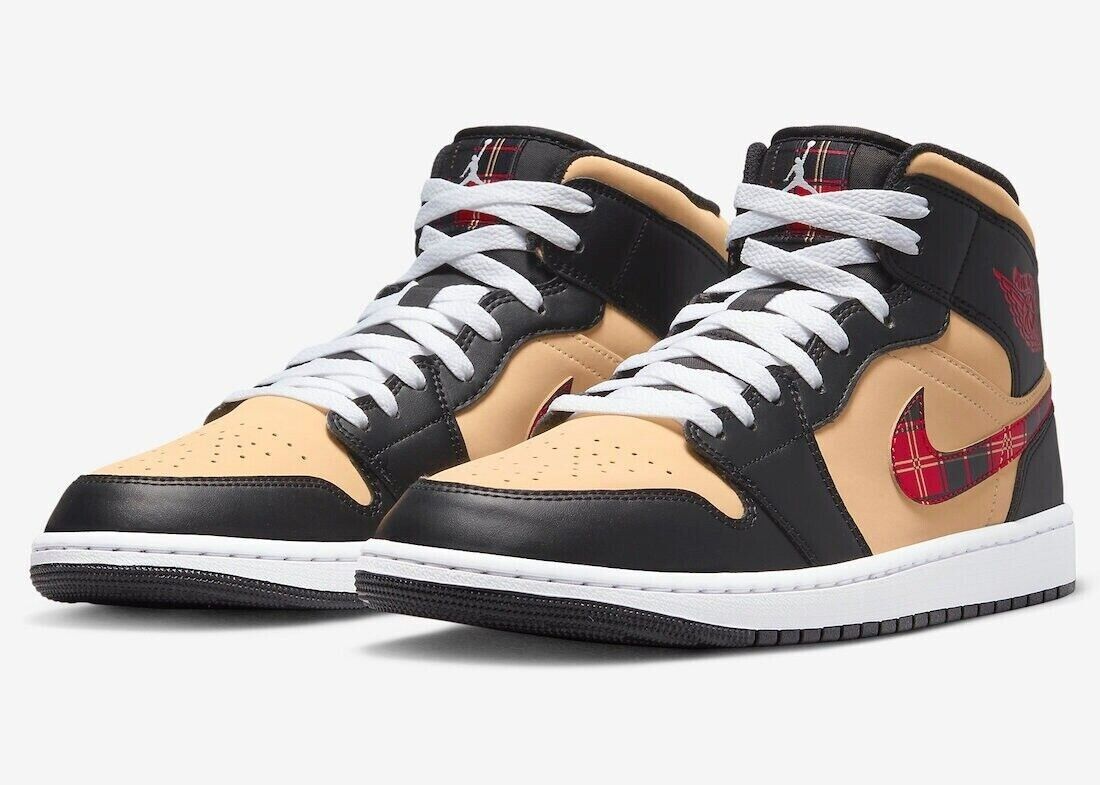 NEW Air Jordan 1 Mid SE Men's Size 14 Black/Multi-Color NEW Air Jordan 1 Mid SE Men's Size 14 Black/Multi-Color