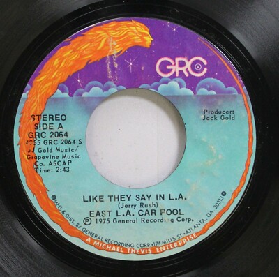 Hör! Northern Soul Funk 45 East La Carpool - Wie Sie In La Sagen / Linda Chican