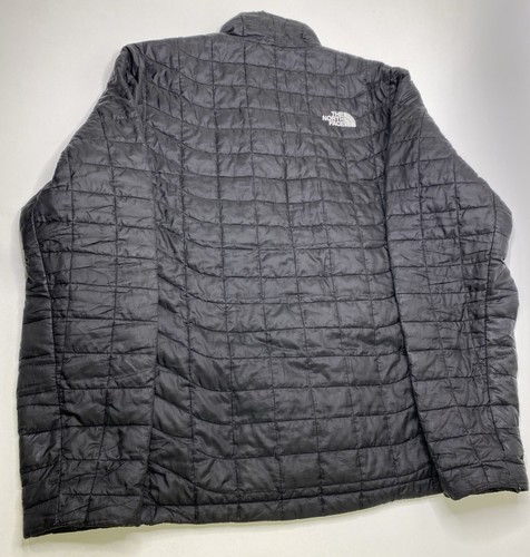 The North Face Mens Thermoball Full Zip Jacket Black Small w/Holes - Picture 6 of 11