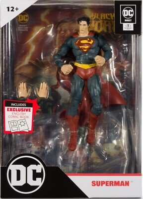 McFarlane Page Punchers: SUPERMAN 7inch Action Figure w/ Comic Book