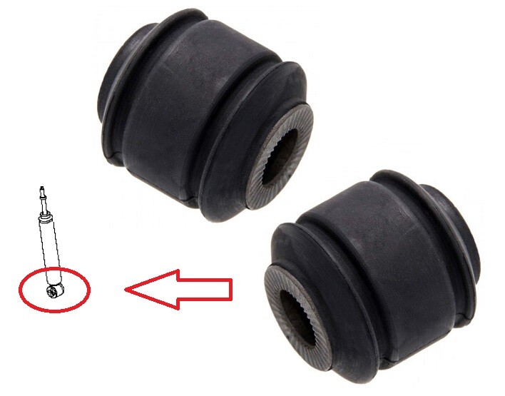 日産　HR15系　フロントマフラー　カット部品　ジャンク！9U5AEF Front Shock Absorbers Bushings Bushes For Nissan Pathfinder Navara