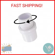 ATIE 1-1/2" Pool Vacuum Head Swivel Adapter Connector for Manual Vac Vacuum Head