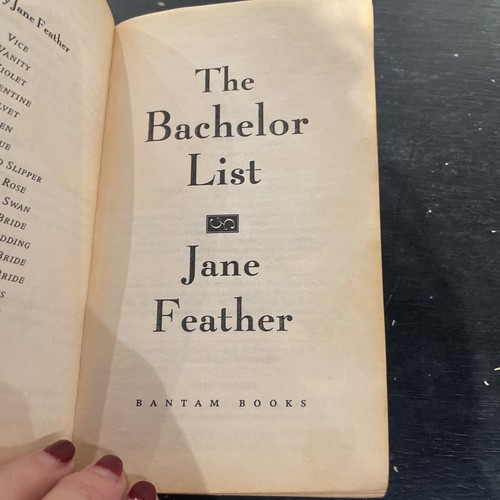 Lot 2 Jane Feather Matchmaker Duncan Sisters The Bachelor List # 1,3 1st Ed PB - Picture 5 of 19
