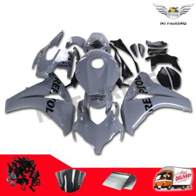 NTU Injection Grey Repsol Black Fairing Fit for Honda 2008-2011 CBR1000RR t044