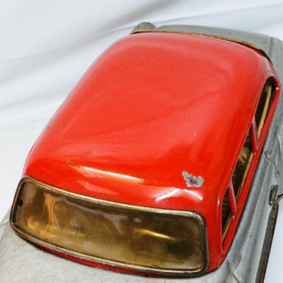 Yonezawa [Opel Olympia Recolte Silver Large] Tin Toy Car No Box | eBay