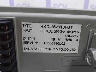 HKD-15-1/10FUT SanRex DC-Auto High Precision Rectifier HKD-15-1/10FUT SanRex DC-Auto High Precision Rectifier