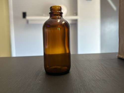 4oz [120ml] AMBER Boston Round Glass Bottles Dropper Graduated Marks 1/2/6/12/24 - Picture 7 of 10