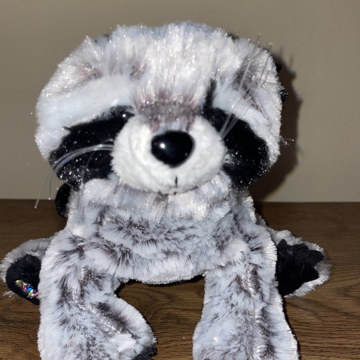 Ganz Webkinz Raccoon Plush Soft Stuffed Animal 8