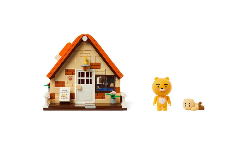 Kakao Friends Brick Figure Rachun House Ra & Chun | eBay