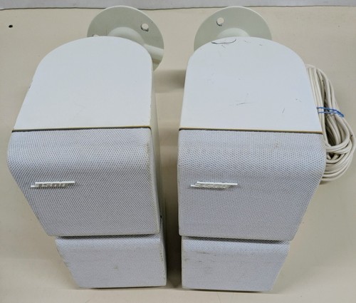 Bose Doppelcube Lautsprecher Lifestyle/Acoustimass weiß 2er Set mit Wandhalterungen - Bild 4 von 15