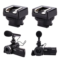 2PCS Cold Shoe Adapter Converter fits Sony Multi-interface Shoe Camcorder