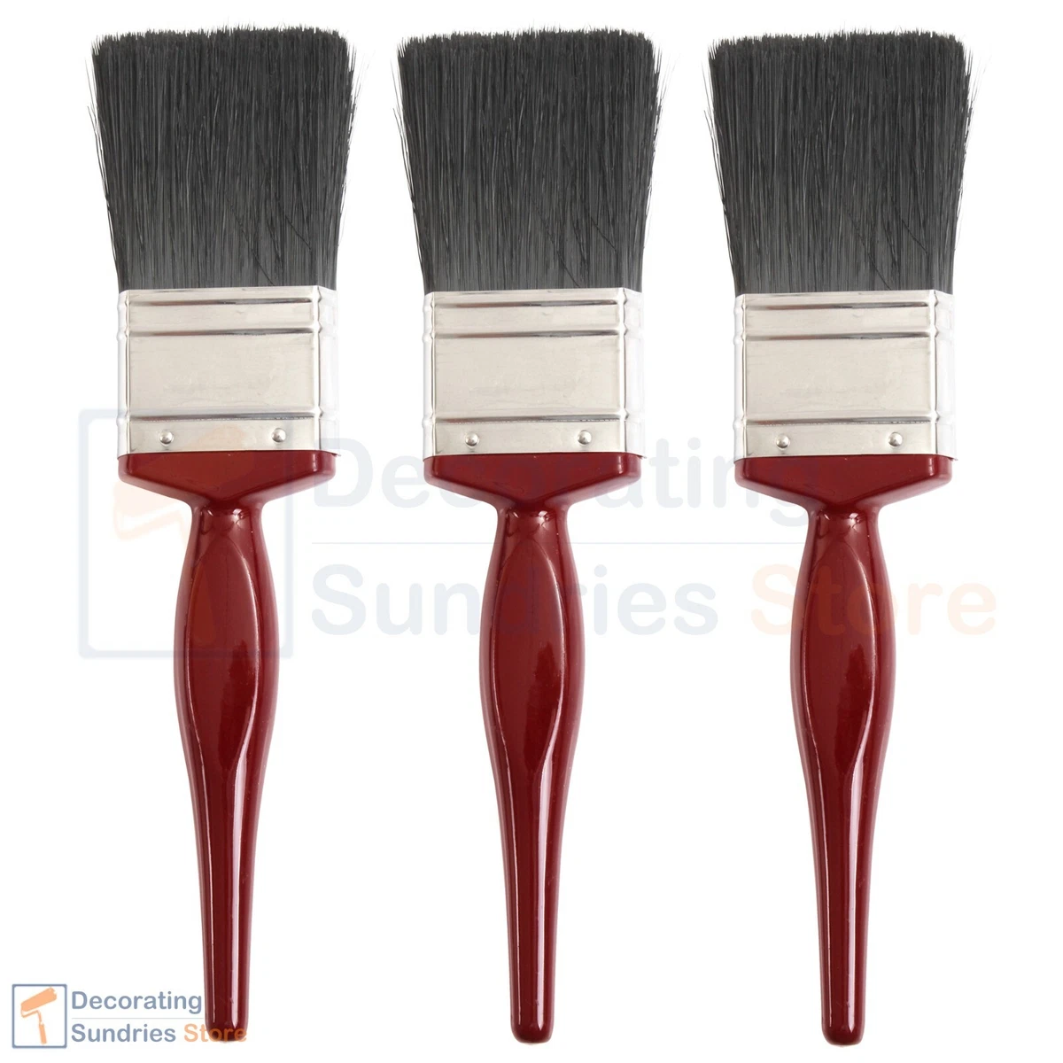 3 x Two Inch Paint Brushes 2