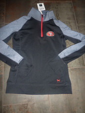 SAN FRANCISCO 49ERS NFL VERY RARE BLING VICTORIAS SECRET PINK TRACK JACKET XS