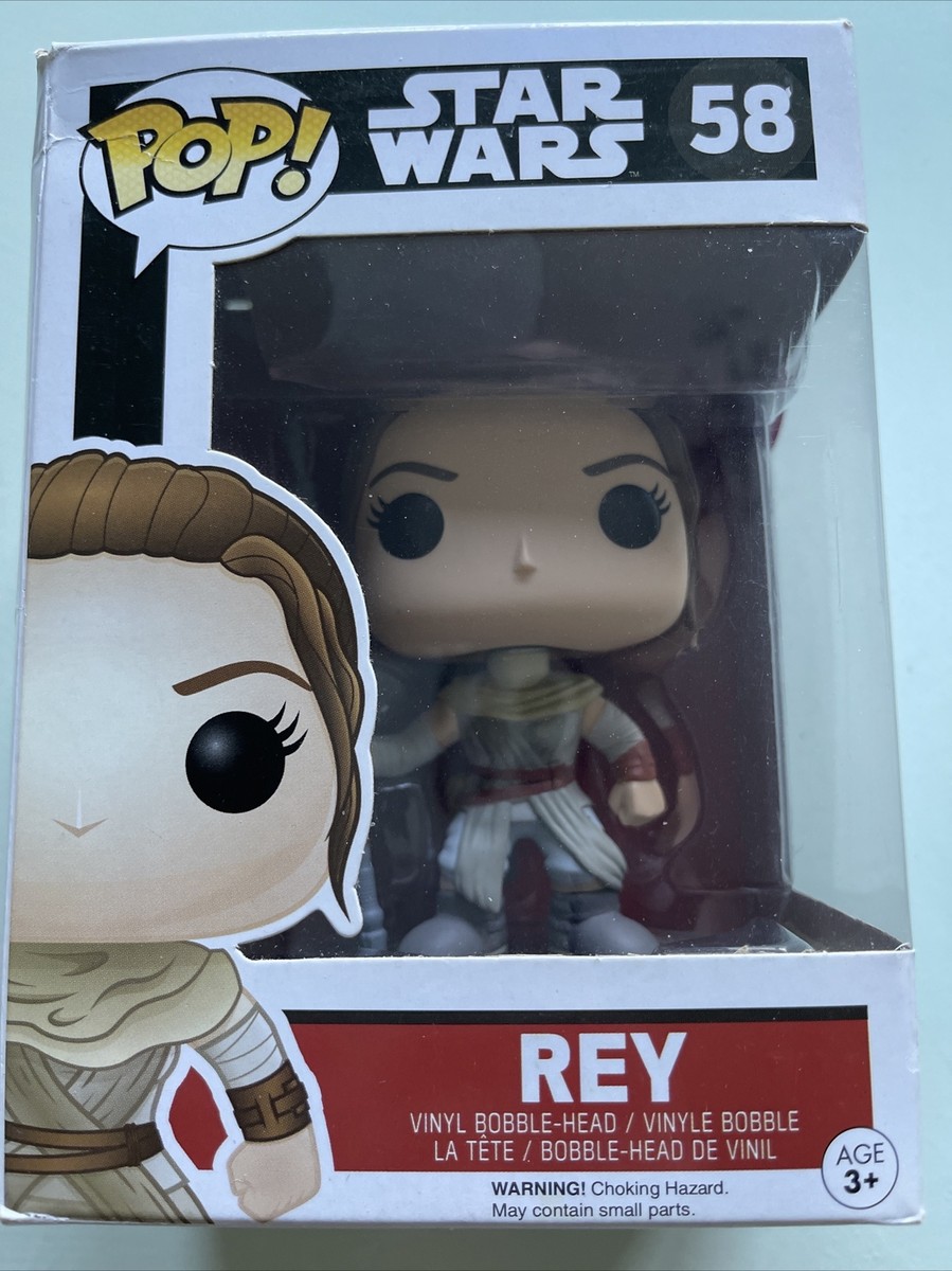 Funko Pop 58 Disney Star Wars Rey Vinyl Bobble Head UK