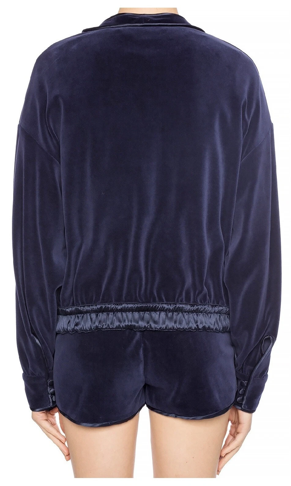 GUCCI 595845 XJBUH Giacca Camicia Velluto GG Ricamo Seta Finitura Satinato it38 XS S