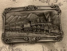 1984 Siskiyou Buckle Co Fallen Flag Train Vintage Super Nice!