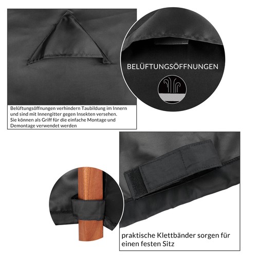 KINGSLEEVE® Abdeckung Gartenmöbel Winterfest Reißfest Farbecht Garten Hülle - Bild 6 von 16