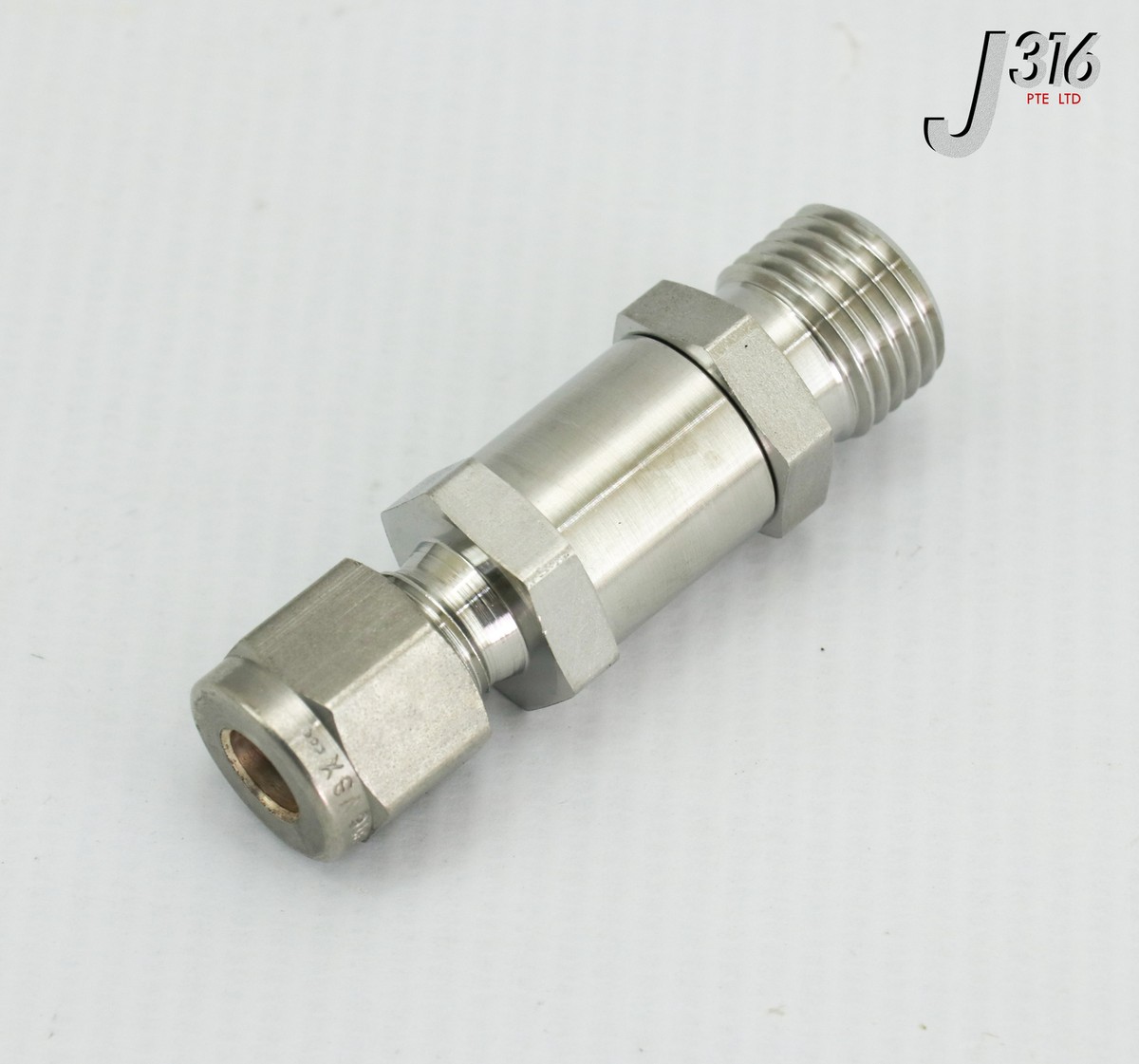 20224 SWAGELOK SS POPPET CHECK VLV FIXED PR 1/4