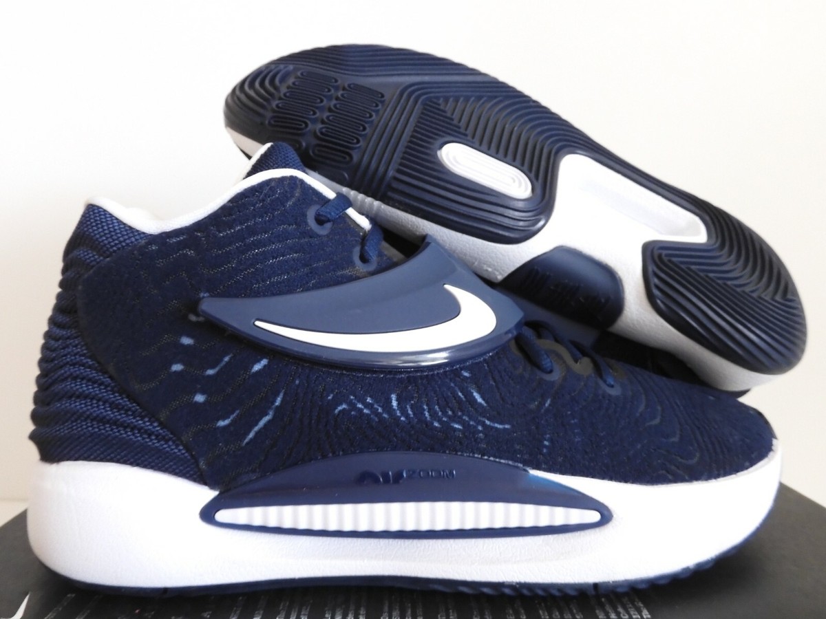 NIKE KD14 KD 14 TB KEVIN DURANT COLLEGE NAVY-WHITE-BLACK SZ  display picture 2