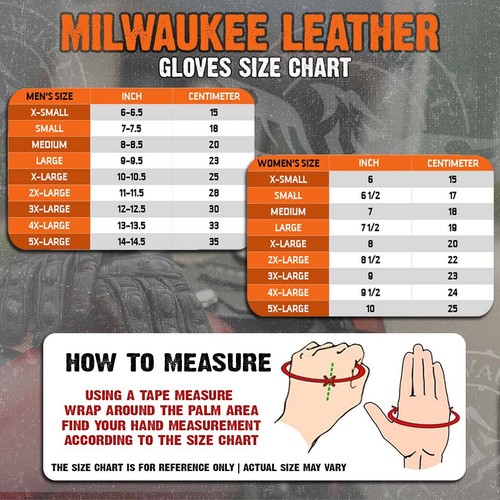 Milwaukee Leather 857 Men's USA Deerskin Leather Gauntlet Motorcycle Gloves - Picture 3 of 8
