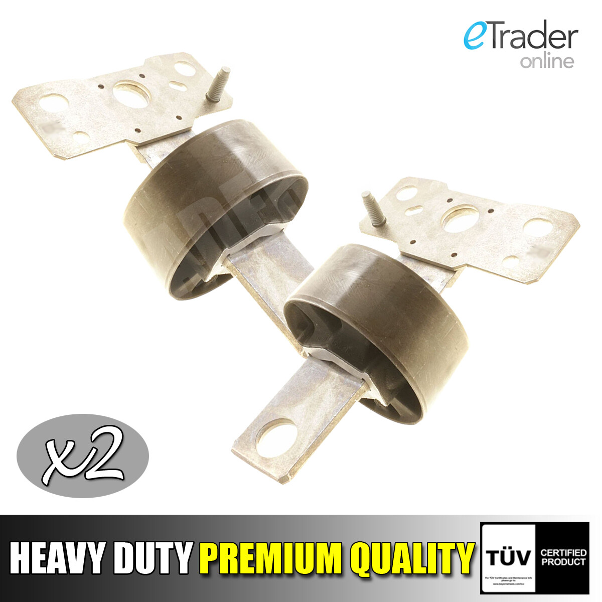 For Ford Mondeo MK4 & Galaxy inc SMax Rear Trailing Arm Bushes Pair