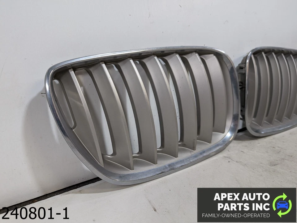 OEM 2005 BMW X5 4.4L FRONT LEFT & RIGHT SIDE UPPER BUMPER GRILLE Foto 3 de 4