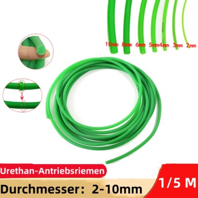 Polyurethan-Antriebsriemen Als Meterware – 1-5 Meter, 1,5-20mm Durchmesser, Thermisch Verschweißbar, Für Industrie Und Automatisierung
