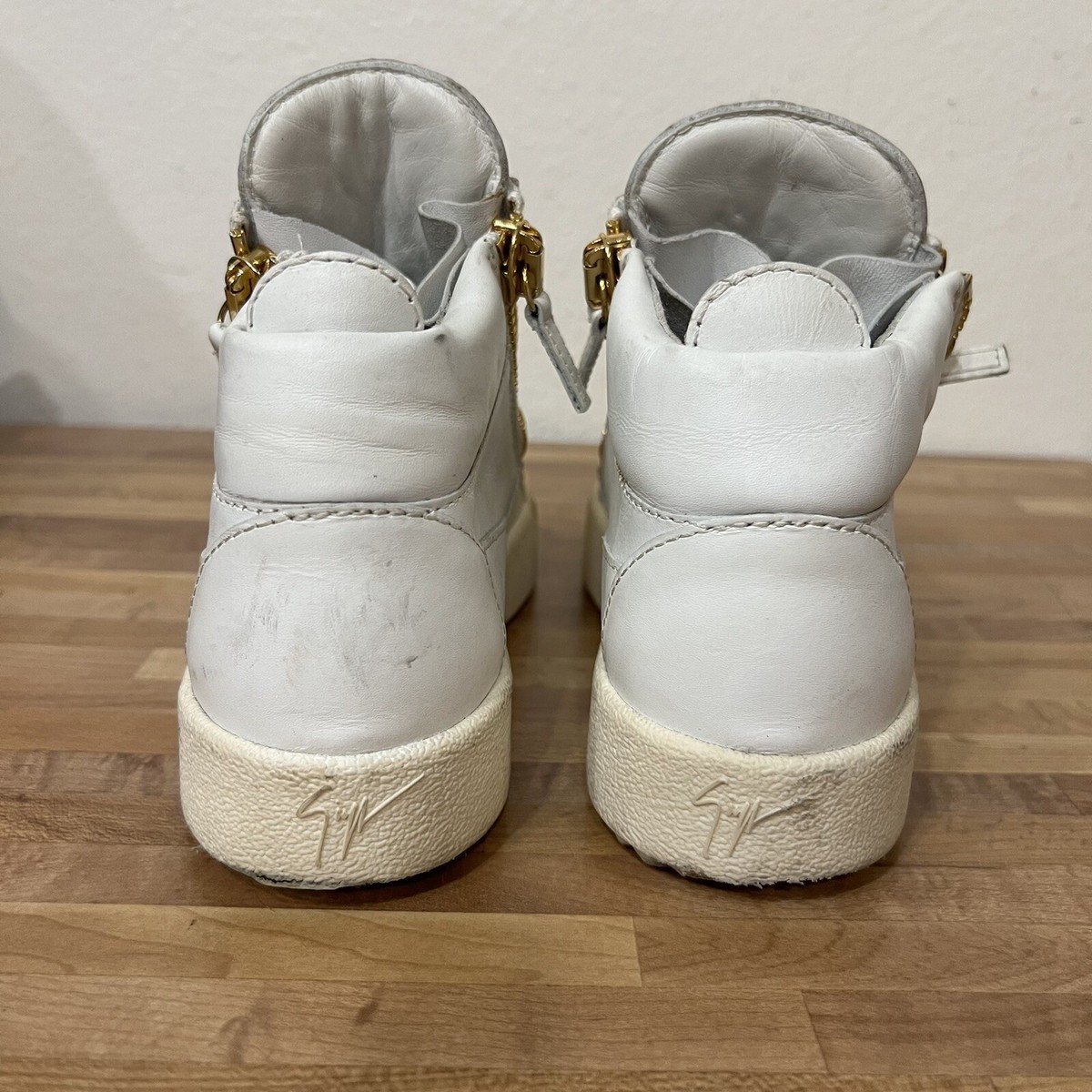 ジュゼッペザノッティ ファー付 美品 GIUSEPPE ZANOTTI - □美品□ GIUSEPPE ZANOTTI ジュゼッペ