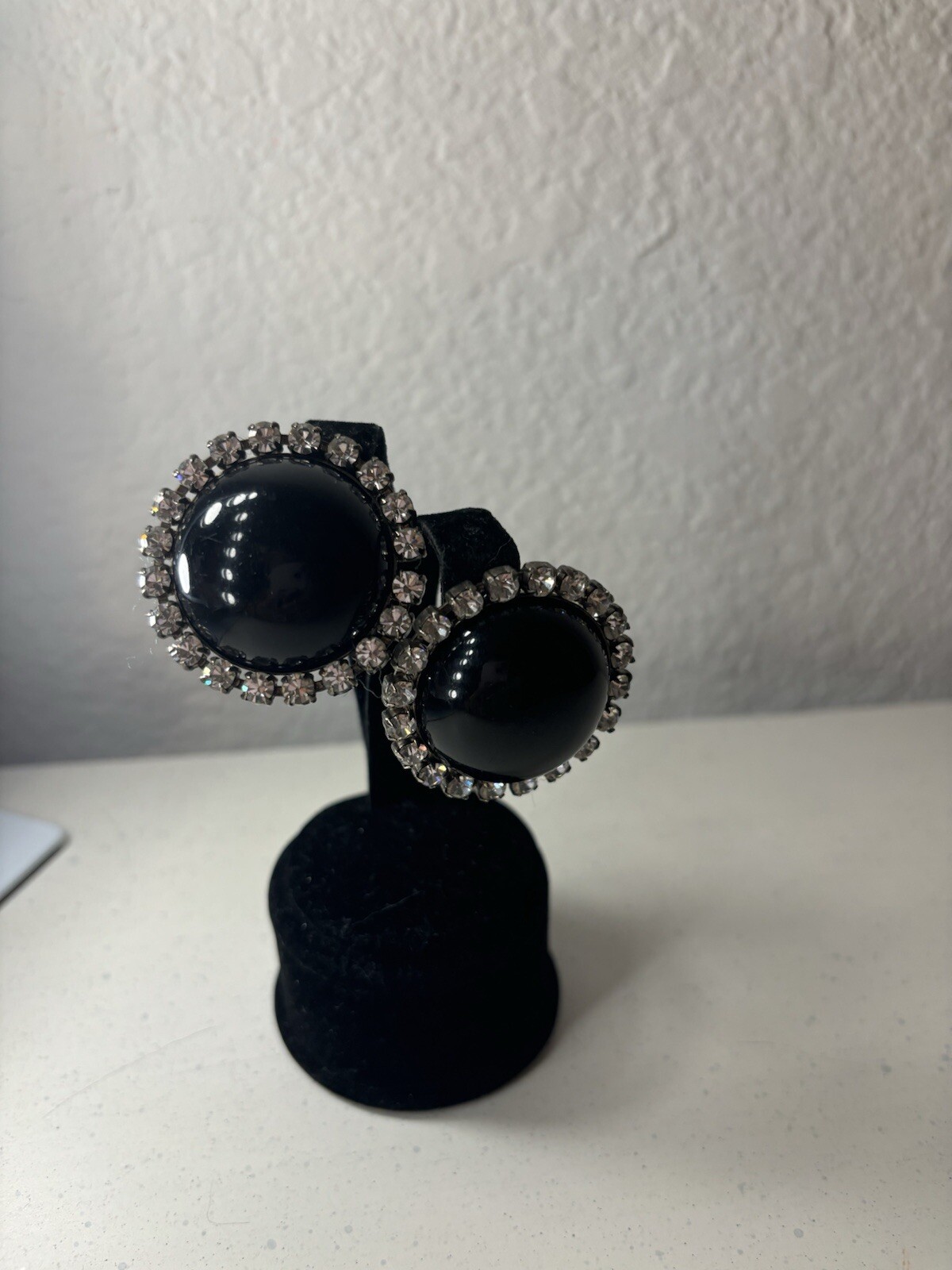 Bold Black Hoop Earrings Unbranded Fashion Statement