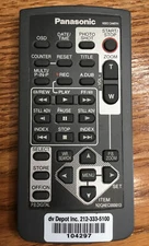 TESTED Genuine OEM Panasonic N2QAEC000013 Video Camera Remote Control VQL1H27