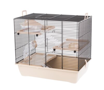 5907600701021 INTER-ZOO Pinky 3 Zinc Beige - Käfig für einen Hamster INTER-ZOO
