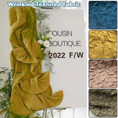 Irregular Wrinkled Texture Fabric Wedding Background Printmaking Material DIY