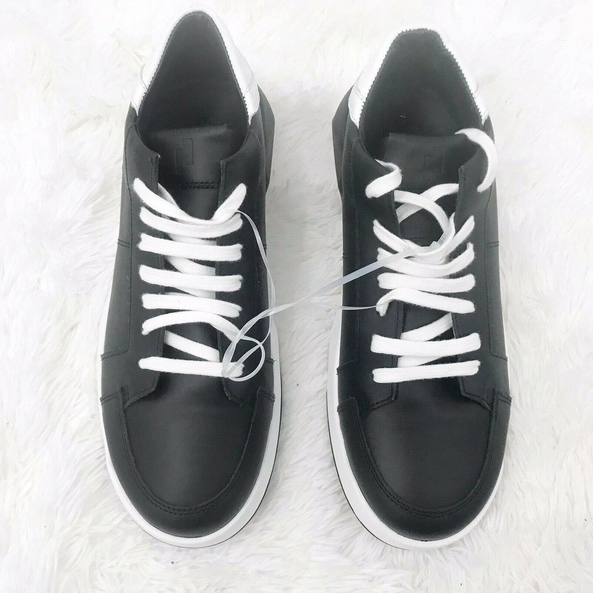 CINZIA ARAIAシューズ CINZIA ARAIA Black Daymon Leather Low-Top Sneakers - Size 44 EUR