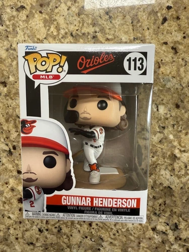 Funko Pop MLB 113 Gunnar Henderson Baltimore Orioles Vinyl Figure In Hand