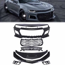 Primed Front Bumper Cover Kit For Chevy Camaro 2010-2015 Replacement