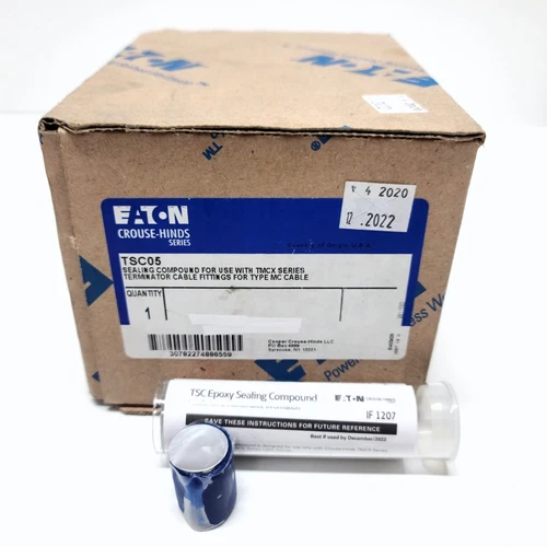 EATON Crouse-Hinds TSC05 ~ Epoxy Sealing Compound Tube ~ 0.5 Oz ~ TMCX MC