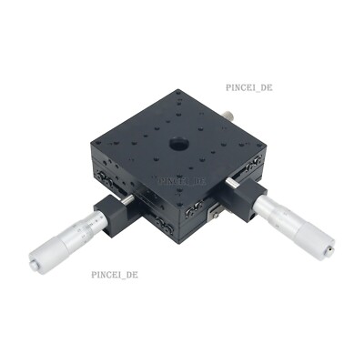 2-Axis XY Micrometer   Stage Manual 100x100mm w/Crossed-Roller Bearing #T9