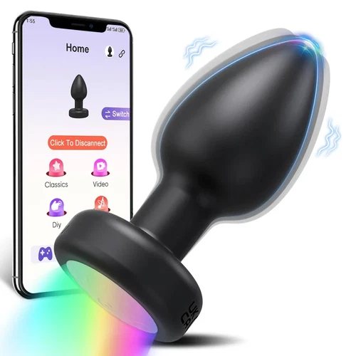 Wireless Bluetooth Anal Vibrator Prostate Massager Anal Butt Plug  App Control