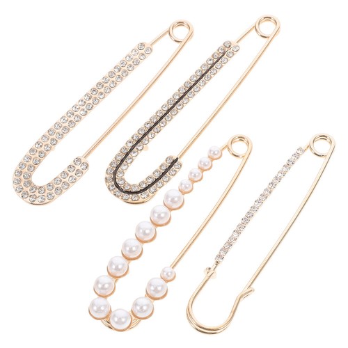 4 Pcs Anti-explosion Buckle Mother Decorative Pins for Clothing Brooch - Picture 6 of 12
