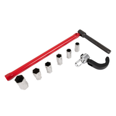 Dönges Standhahnmutterschlüssel 13 mm, Kralle SW 36 + Einsätze 9-17 mm, Maxclaw