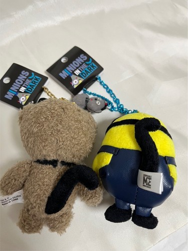 USJ Hallowen Exclusive Minions Tim and Bob mascot keychain set - Picture 4 of 4