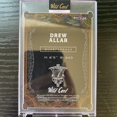 2024 Wild Card 7 Card Studs 1/1 1 of 1 Joker Case Hit PRC RC