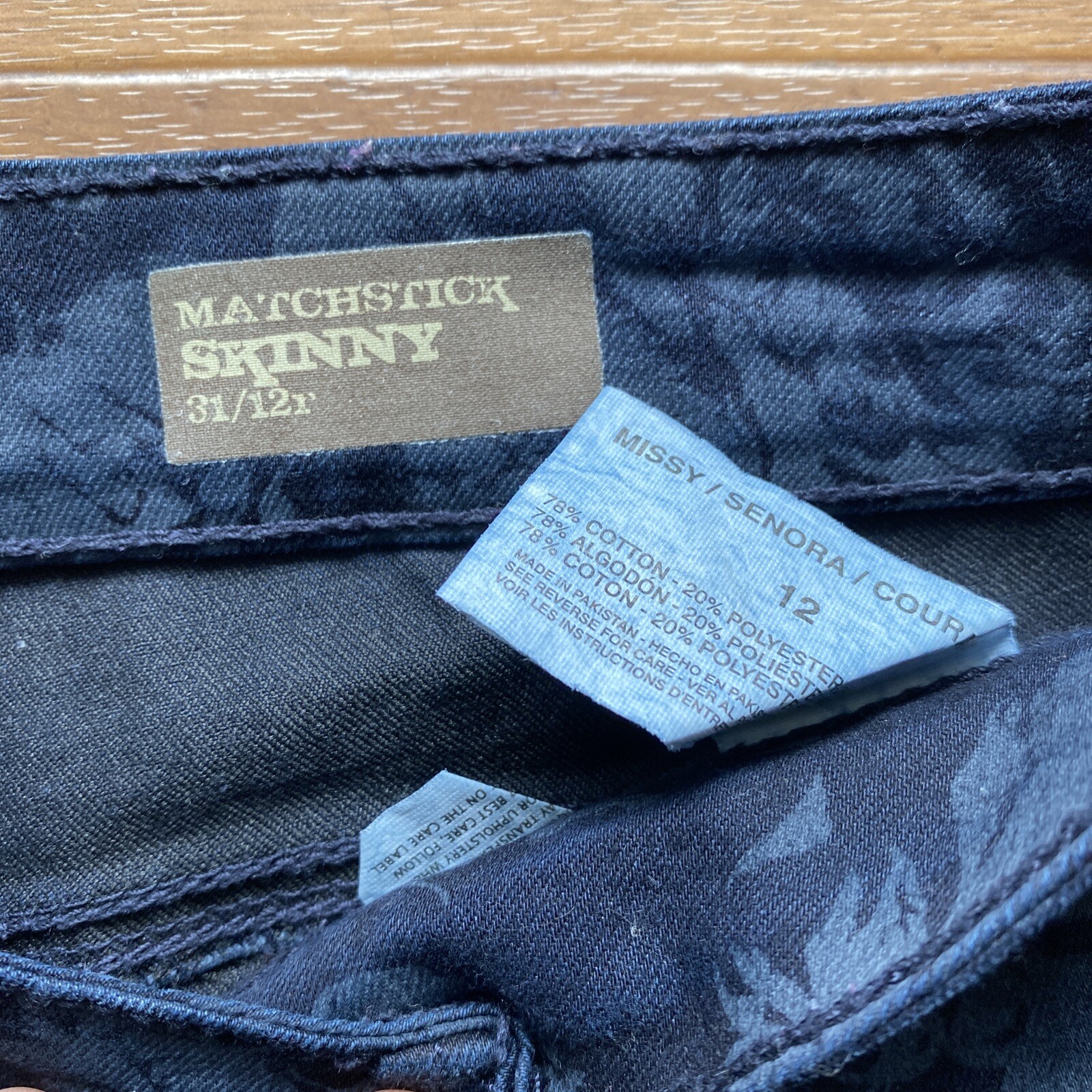 Nine West Vintage America Women's Blue Jeans Matchstick