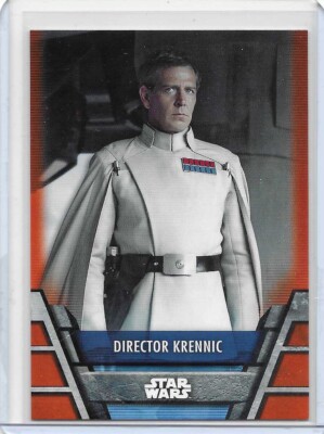 2020 Topps Star Wars Holocron DIRECTOR KRENNIC #EMP-8 ORANGE PARALLEL #13/99